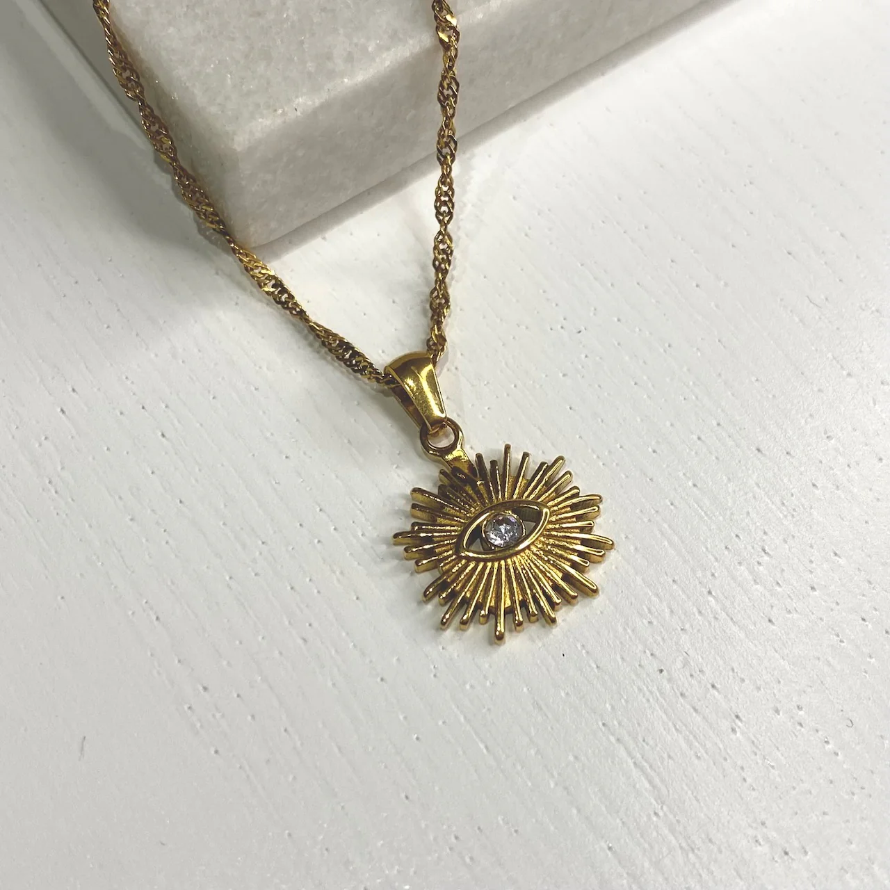 Evil Eye Pendant Necklace - Image 3