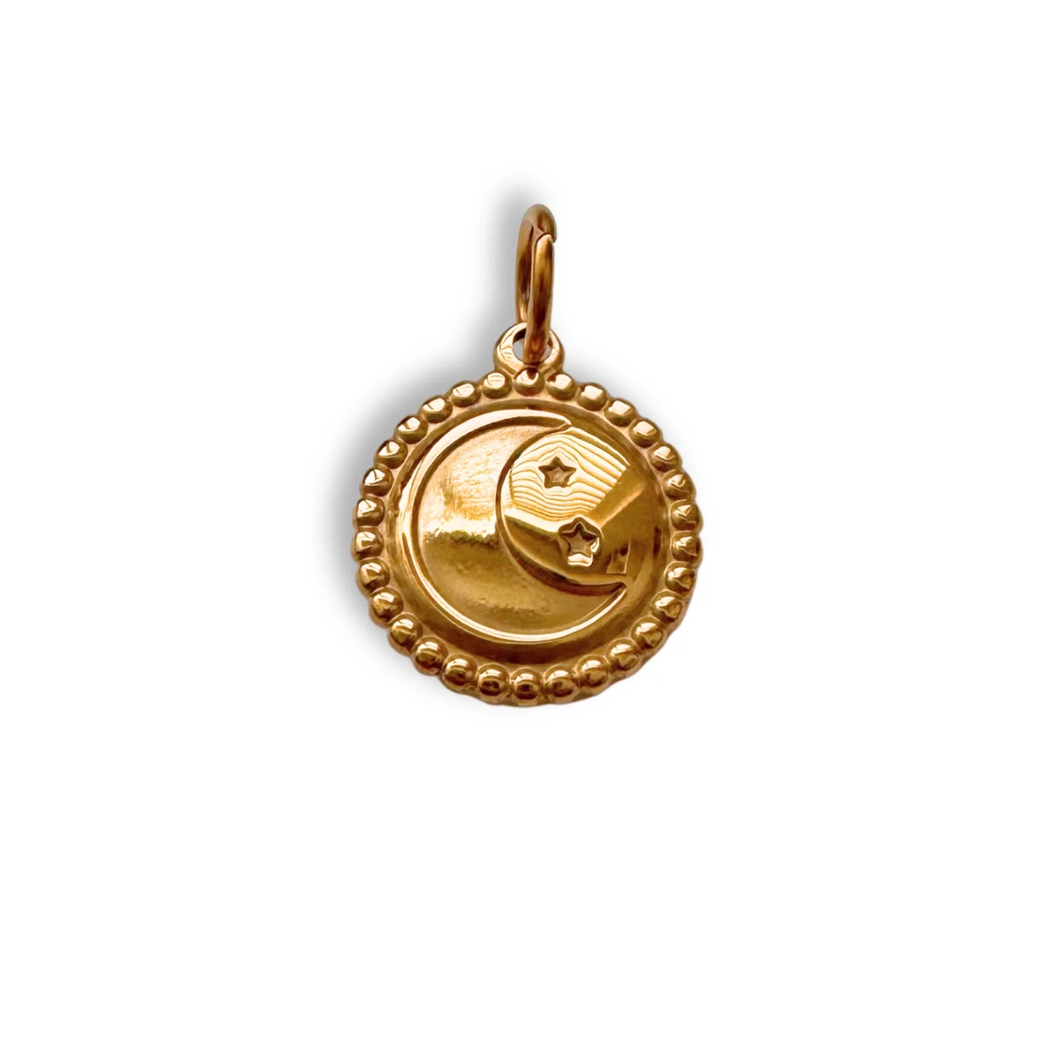 Gold Moon & Star Charm - Image 2