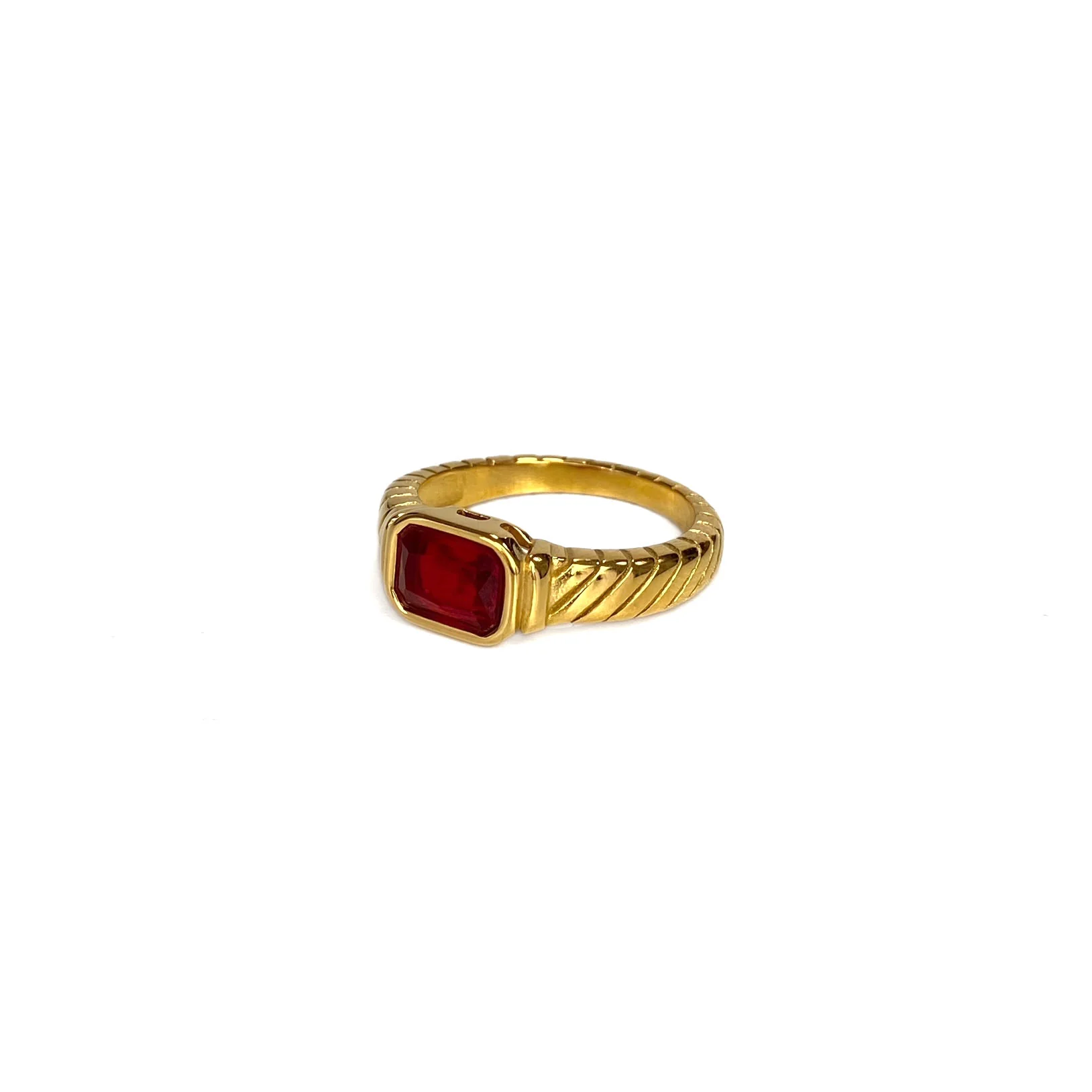 Lucia Ring Red - Image 4