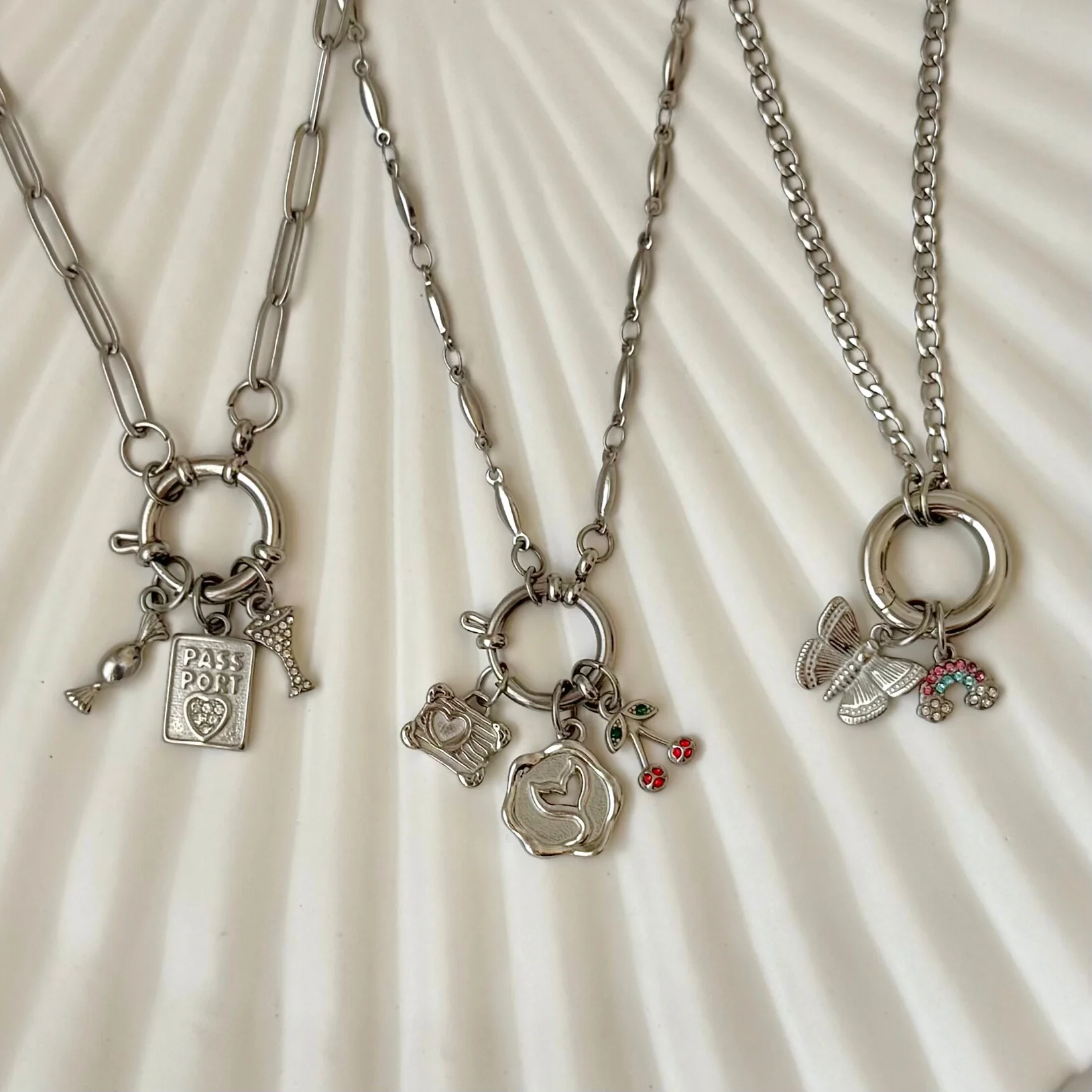 Silver Butterfly Charm - Image 2