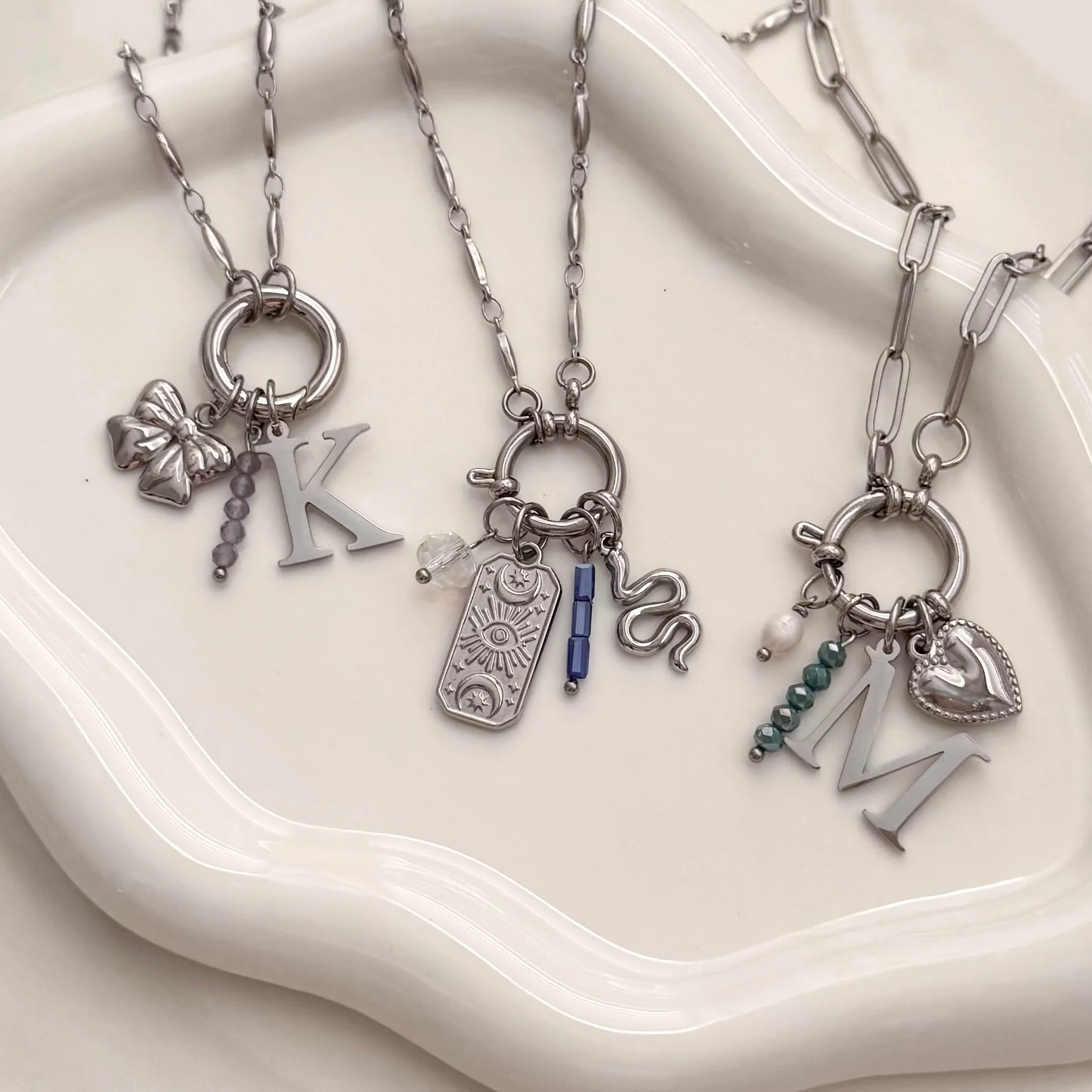 Silver Serpent Charm - Image 3