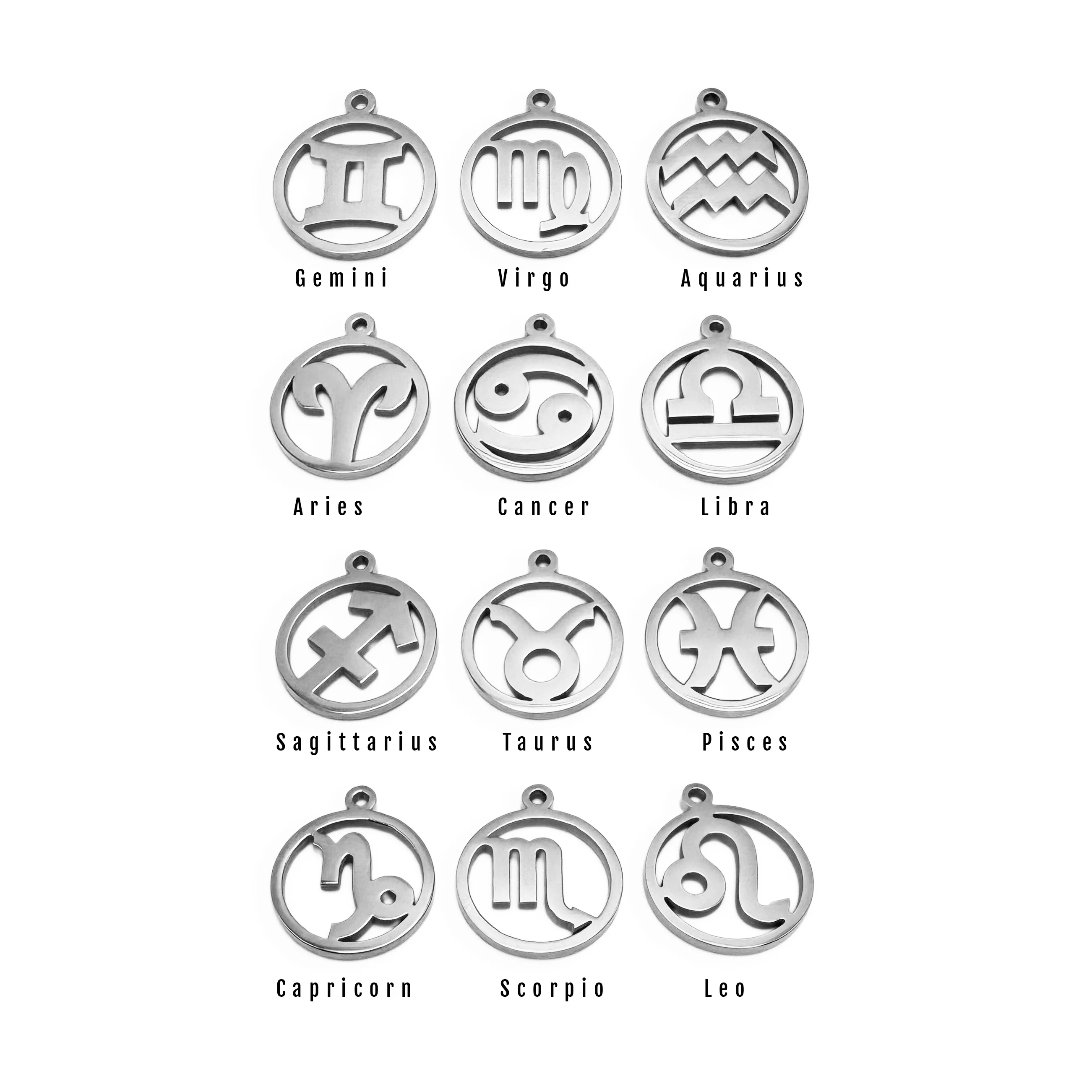 Silver Zodiac Charm - Image 2